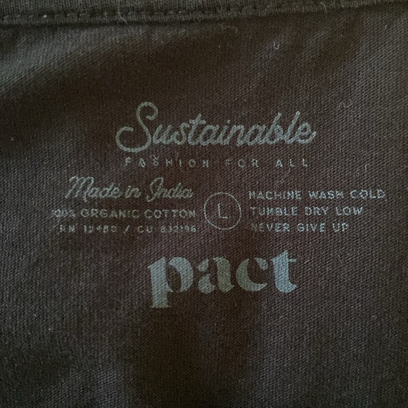 Pact Maternity Raglan Tee - Picture 5 of 5